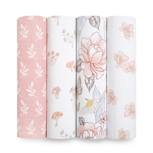 Aden + Anais Earthly 4 Pack Classic Swaddle 