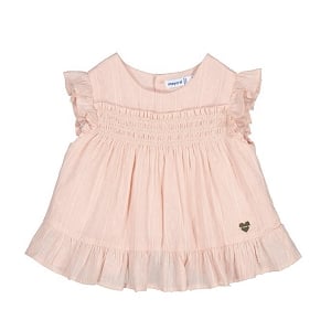 Mayoral Ruffle Blouse - Pink