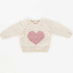 Sweetheart Crew Neck Sweater