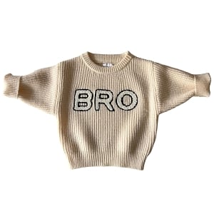 Bro Knit Sweater - Soft White