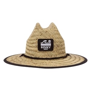 BinkyBro Barney Retro Patrol Straw Sun Hat 
