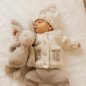 Whiskers Bunny Rabbit Cardigan Sweater