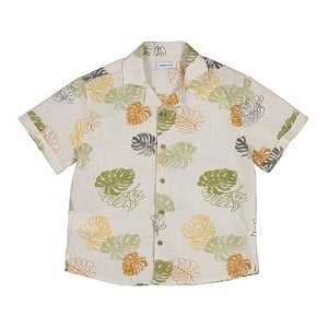 Mayoral Leafs Button Up Shirt 
