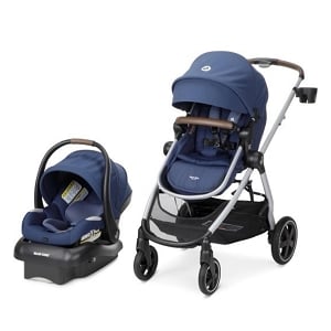 Zelia Luxe 5-in-1 Modular Travel System - New Hope Navy