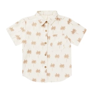 Rylee & Cru Collared Short Sleeve Shirt - Paradise