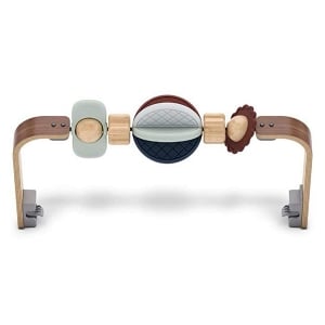 UPPAbaby Mira Bouncer Toy Bar - Wonder Wheel (Multicolor / Walnut Wood)