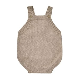 Quincy Mae Tatum Romper - Heathered Oat