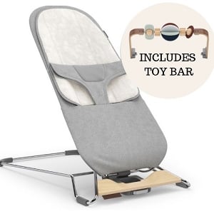 UPPAbaby Mira 2-in-1 Bouncer + Toy Bar Bundle - Stella / Wonder Wheel