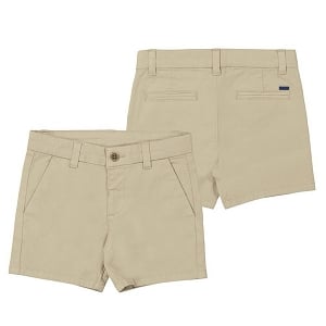 Mayoral Basic Chino Twill Shorts - Khaki