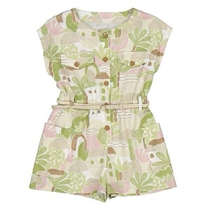 Mayoral Floral Printer Romper