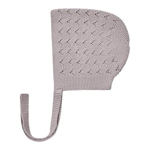Quincy Mae Pointelle Knit Bonnet - Lavender