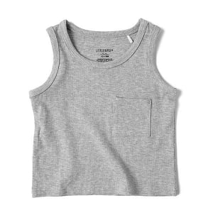 LB Ribbed Tank - Light Heather Grey