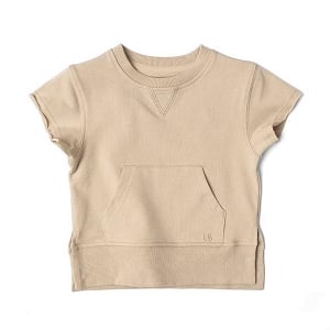 LB Raw Edge Crewneck - Beige