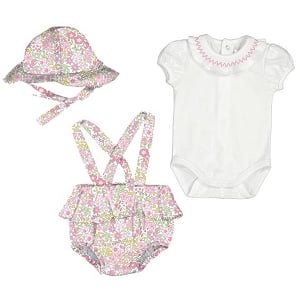 Mayoral 3-piece Overall Hat Set