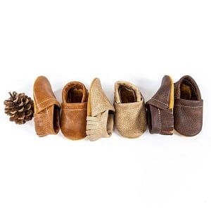 Moccasins Baby Infant & Toddler Shoes - Tan