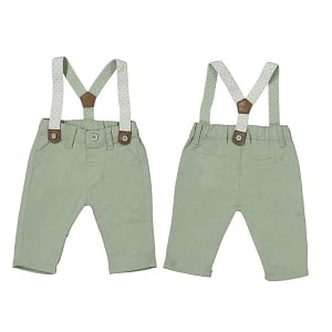  Mayoral Pants with Suspenders Set