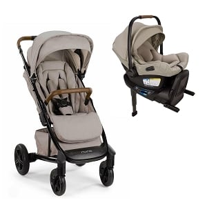Nuna Pipa Aire RX Infant Car Seat + RELX Base & Tavo Next Stroller Bundle - Hazelwood