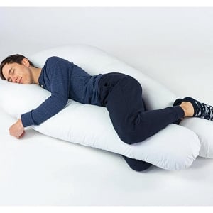 Comfort-U Full Body Pillow Cover (White)