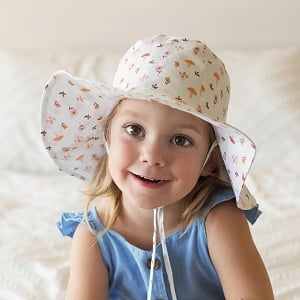 Fairy Garden Sunhat UPF 50+ with Adjustable Breakaway Strap 