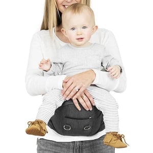 Moby 2-in-1 Carrier + Hip Seat - Grey