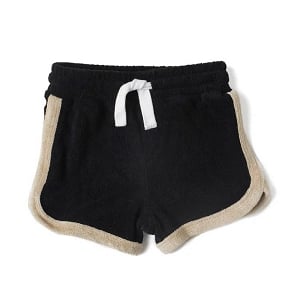 LB Terry Cloth Track Short - Black