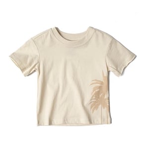 LB Resort Palm Tee - Cream 