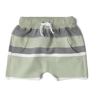 LB Baja Raw Edge Harem Short - Desert Sage/Hazy Grey
