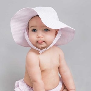 Pink Stripe Sunhat UPF 25+ 