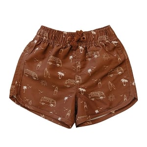 Surf Swim Shorts - Dark Rust 