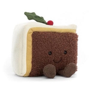 Jellycat Amuseables Slice Of Christmas Cake