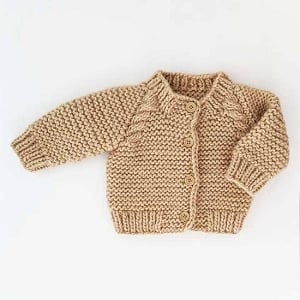 Knit Cardigan - Latte