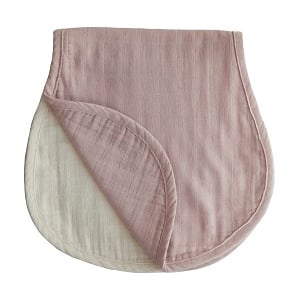 BURP CLOTH - BLUSH/FOG