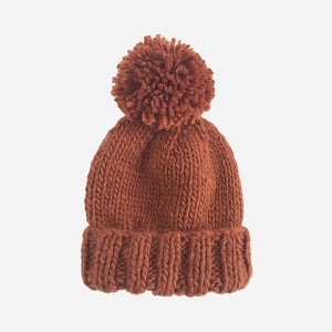 Classic Pom Hat - Cinnamon 