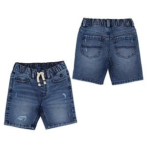 Mayoral Distressed Denim Bermudas