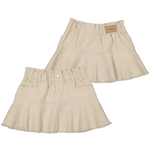 Mayoral Oat Ruffled Cotton Skirt 