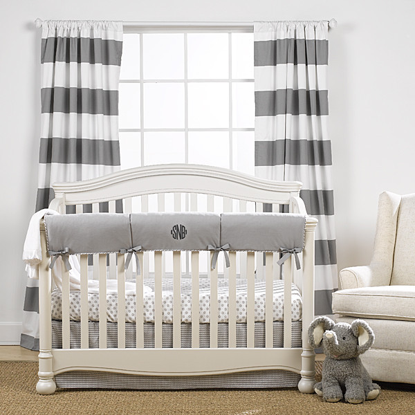 Stripe Curtains - Grey