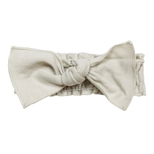 L'oved Baby Smocked Tie Headband - Stone