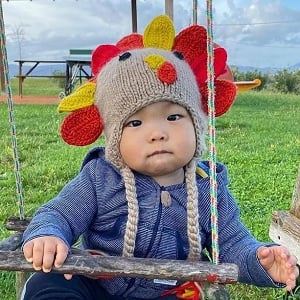 Huggalugs Little Turkey Beanie