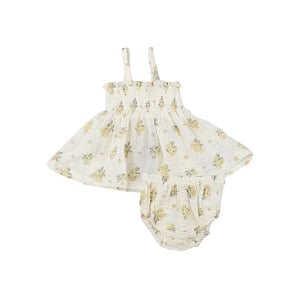 Smocked Top & Bloomer Set - Buttercup Bouquets 