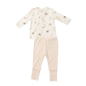Take Me Home Set with Roll Over Cuff Pants - Dreamy Safari