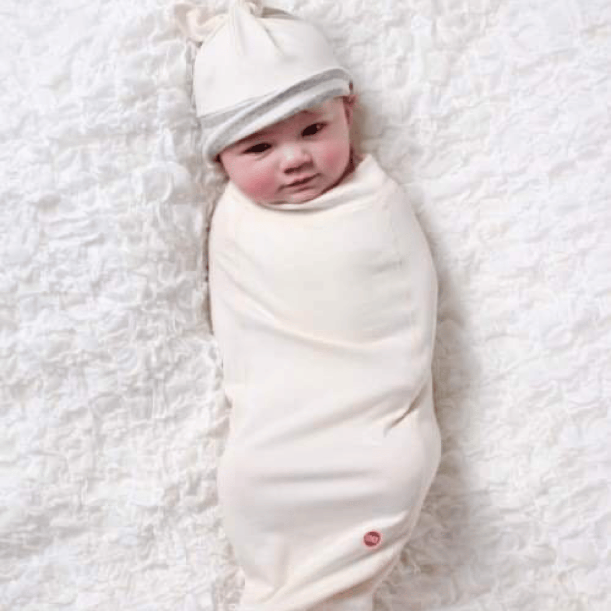 Natural Baby Bunting & Hat Set 