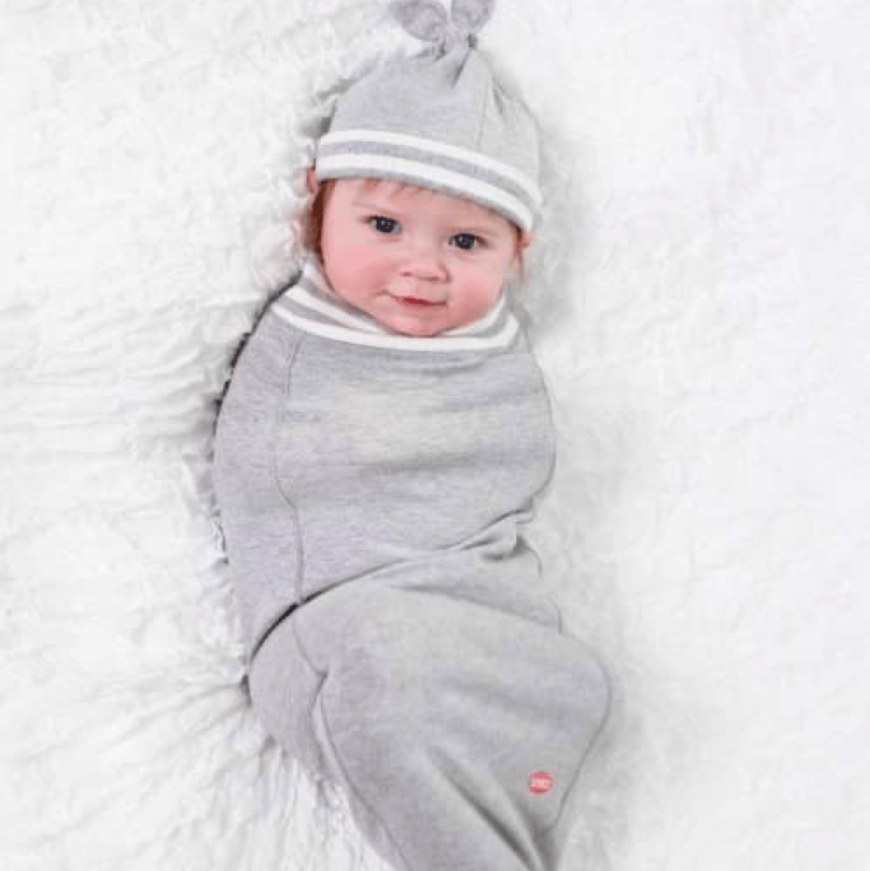 Grey Baby Bunting Set 