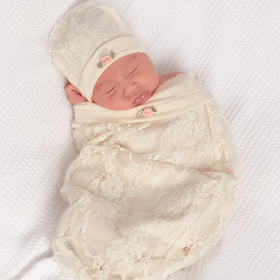Ivory Jasmin Lace Cocoon Set