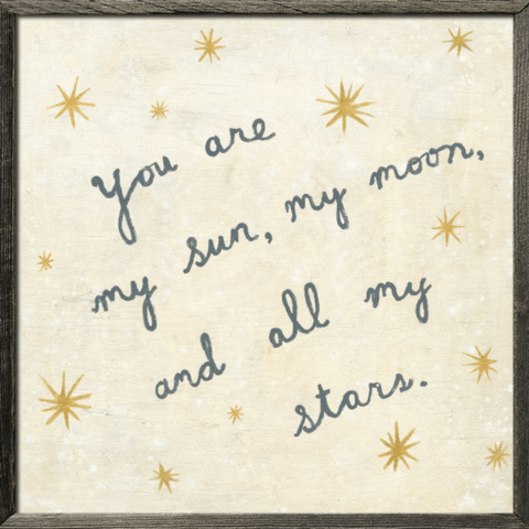 My Sun, My Moon Framed Art Print