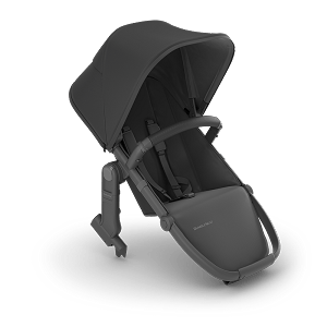 Uppababy RumbleSeat V2+ - Jake - Charcoal | Carbon Frame | Black Leather 