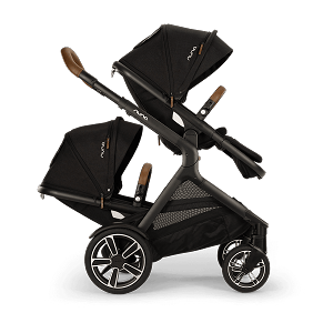 Nuna DEMI Next Double Stroller - Caviar 