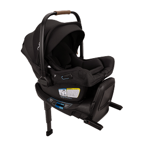 Nuna Pipa Aire RX Infant Car Seat + RELX Base - Caviar